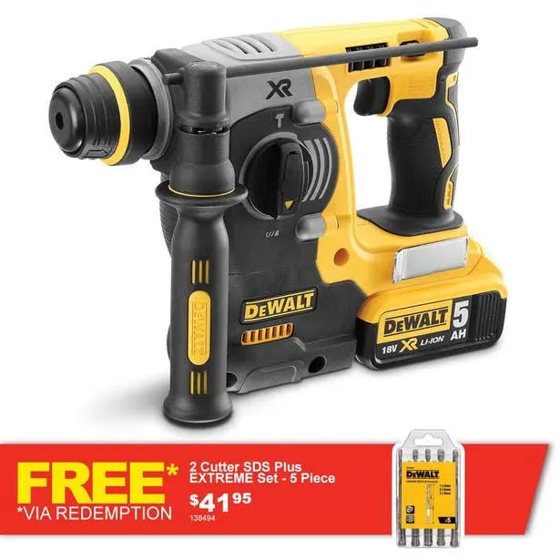 DEWALT 18V XR Brushless SDS+ Rotary Hammer Drill Skin DCH273N-XJ