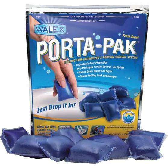 Walex Porta-Pak Toilet Additive Sachets Ocean Breeze 15 Pack