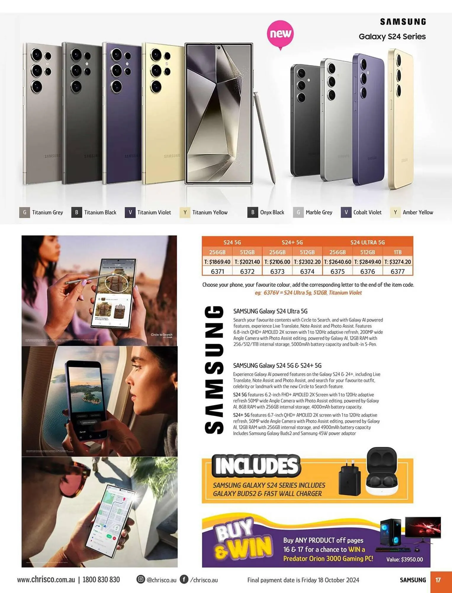 Chrisco Hampers catalogue - Catalogue valid from 18 March to 31 December 2024 - page 17