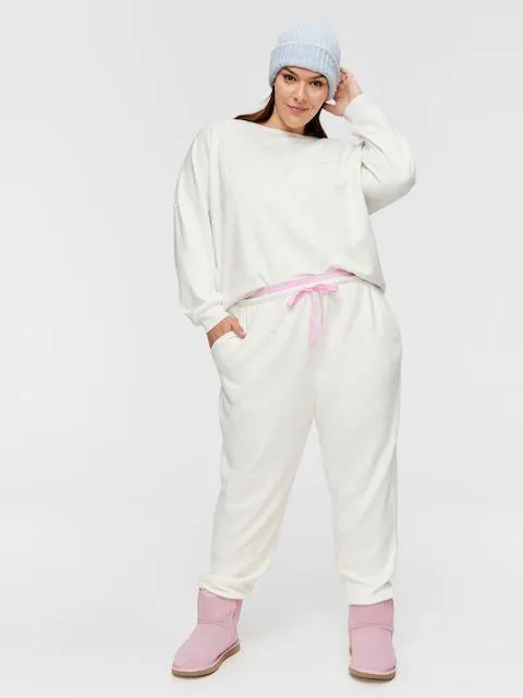 P.A. Plus Speckle Fleece Track Pj Pant