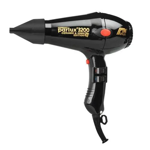 Parlux 3200 Ceramic & Ionic Dryer 1900W Metallic Black