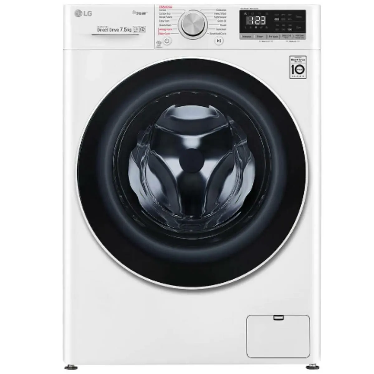 LG 7.5kg Front Load Washing Machine with Steam WV5-1275W