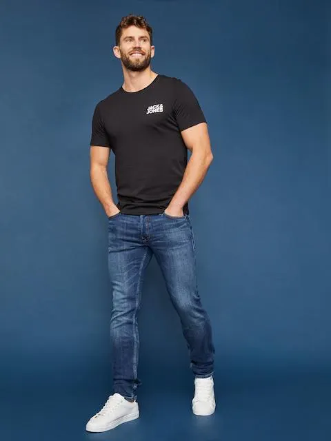 JACK AND JONES Corp Logo Tee In Black
