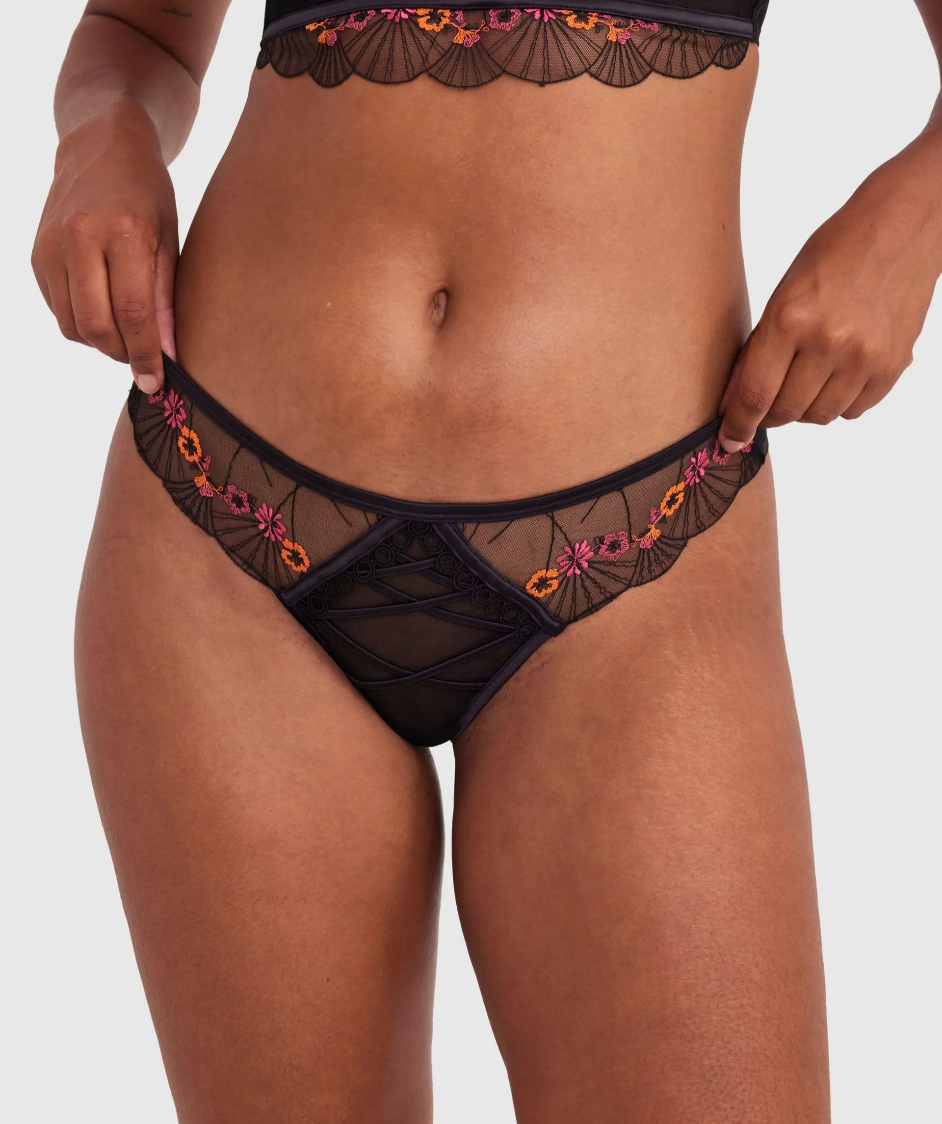 Enchanted Senorita Brazilian Knicker - Black