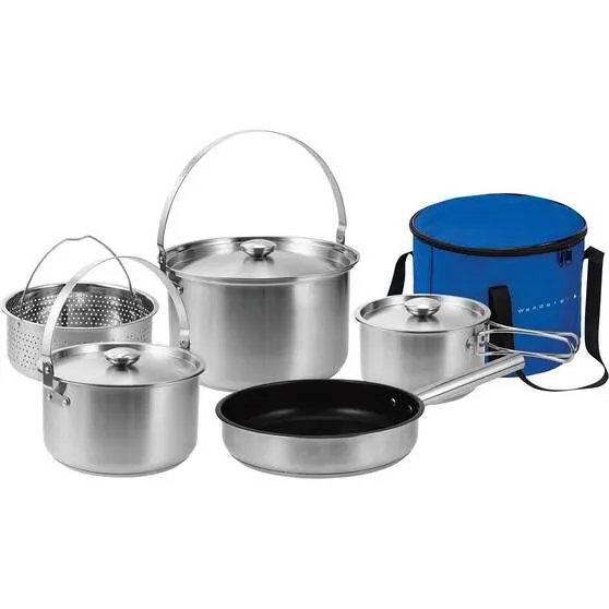 Wanderer Stainless Steel 6 Piece Pot Set