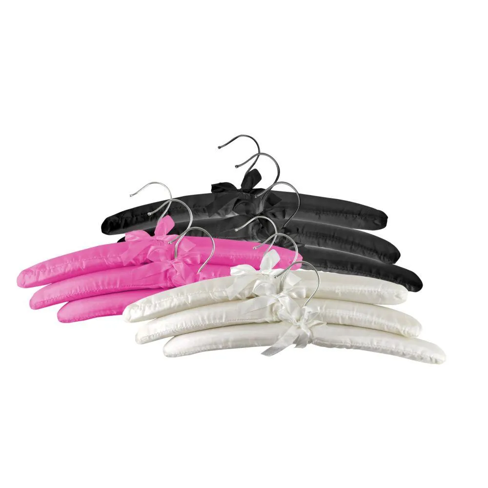 Satin Clothes Hangers 3pk