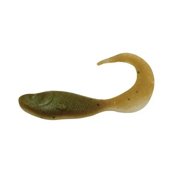 Berkley Gulp! Minnow Grub Soft Plastic Lure 2in Pumpkin Seed
