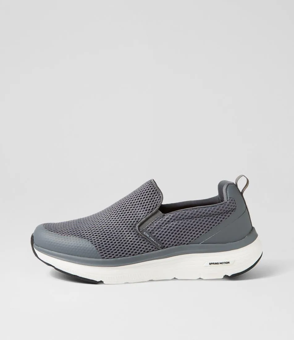 beckett grey mesh sneakers