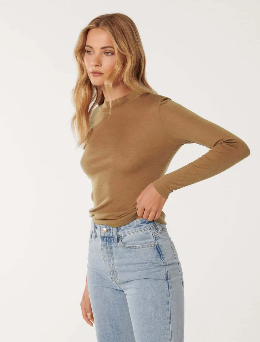 Eclair High-Neck Top