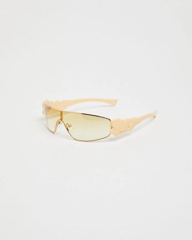 Temptress Sunglasses Bright Gold/Tan