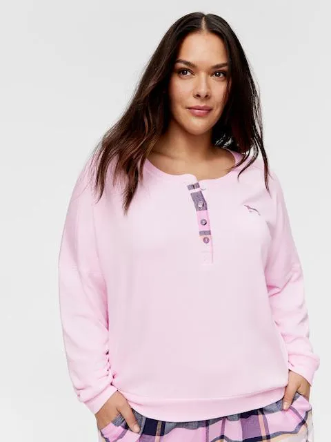 P.A. Plus Check Sweater Top