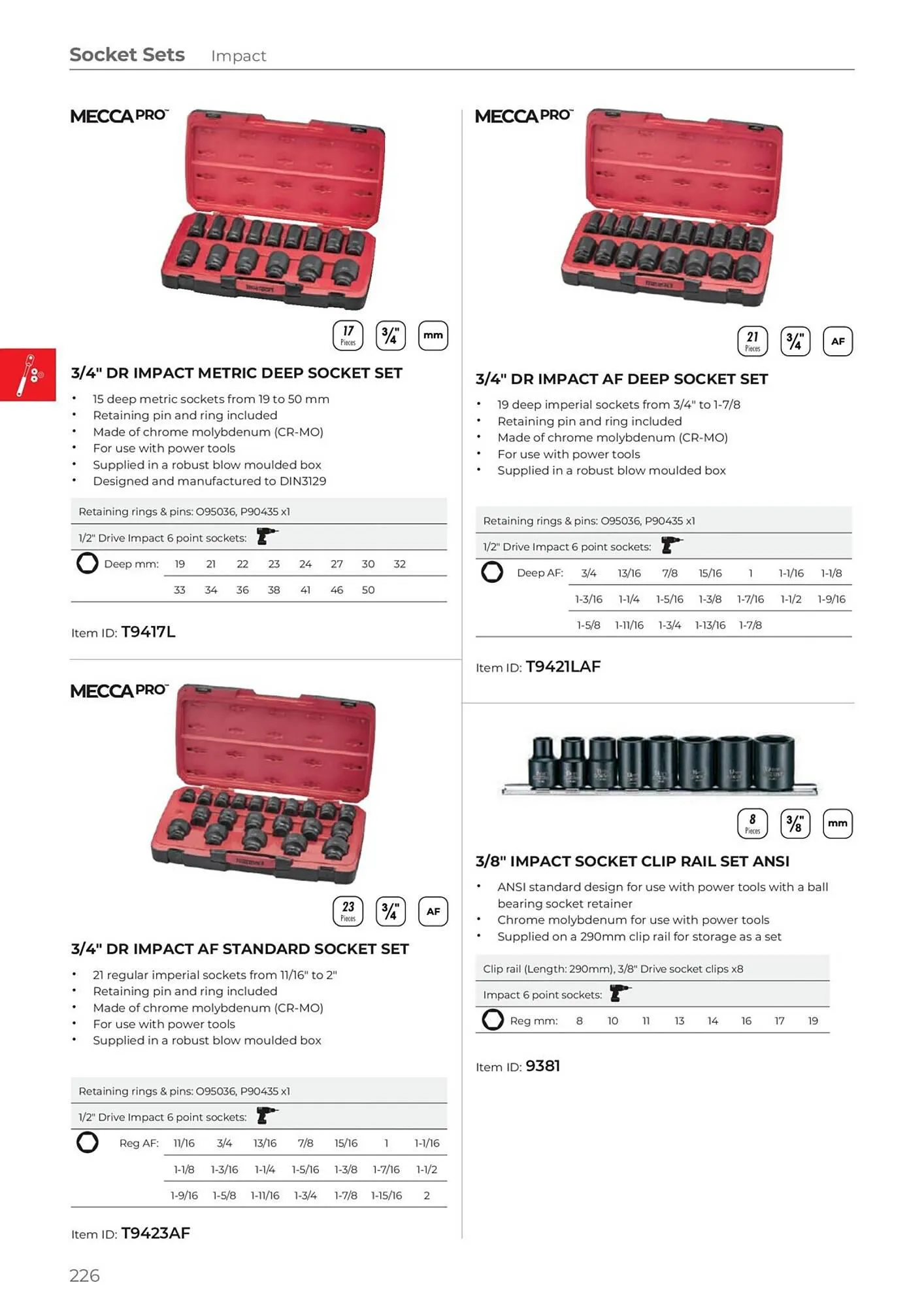Teng Tools catalogue - Catalogue valid from 24 April to 31 December 2024 - page 227