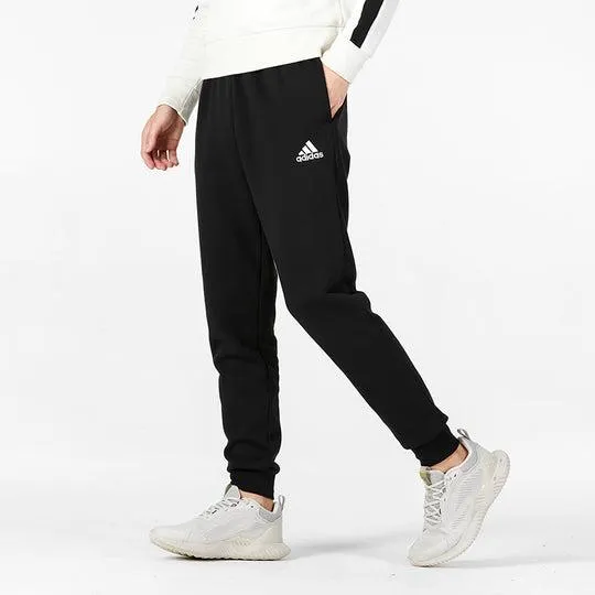 Adidas Essentials Fleece Regular Tapered Pants - Mens - Black