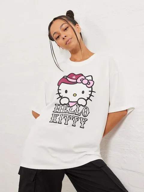 Hello Kitty Cowgirl Oversized Tee