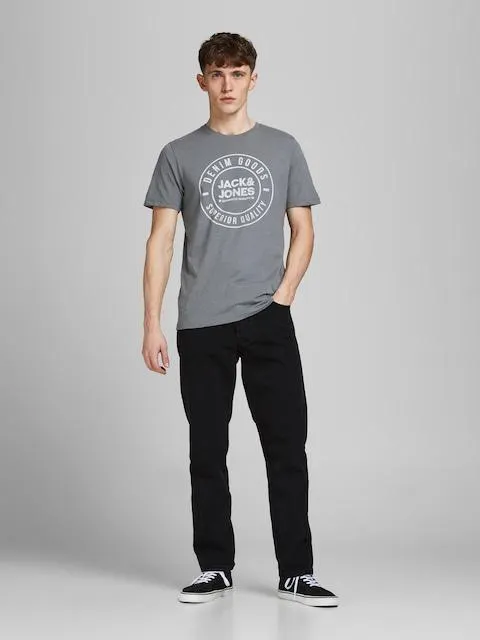 JACK AND JONES Chris Straight Jean In Black