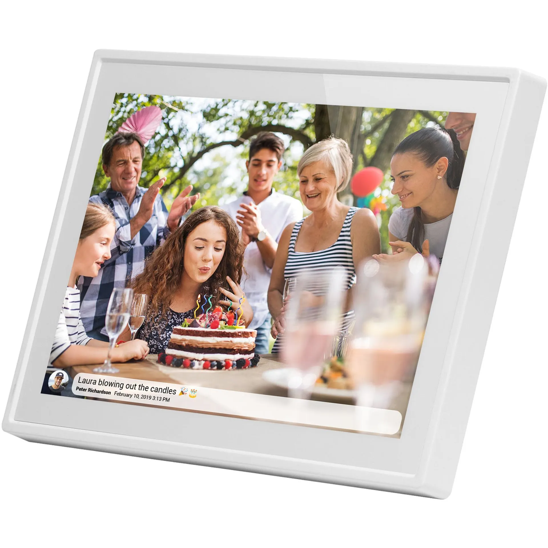 Jackson Frameo Smart Photo Frame 10.1" (White)