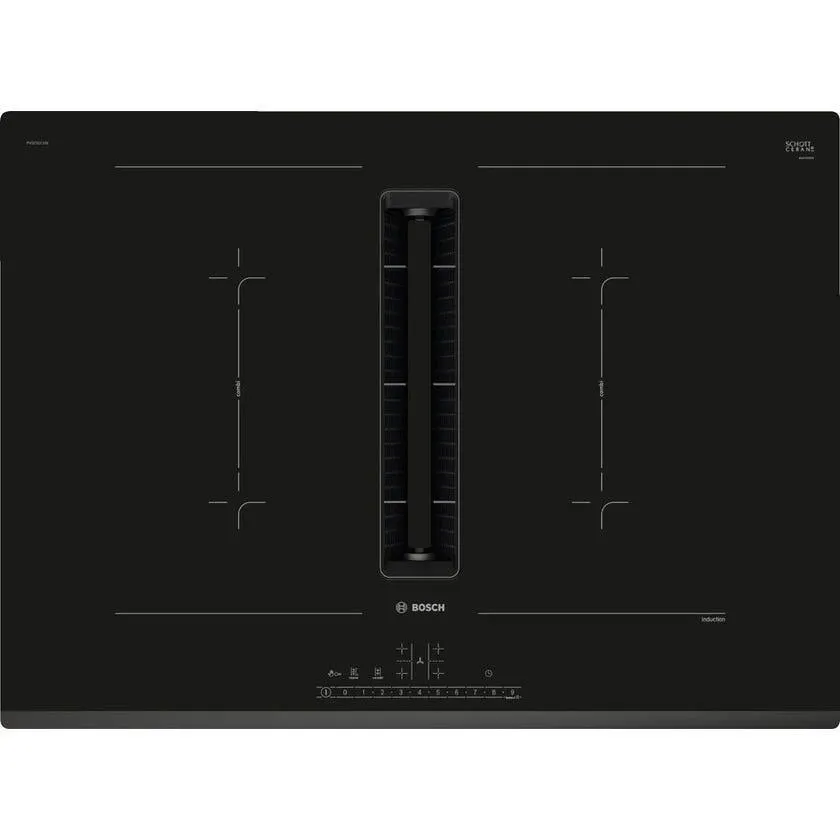 Bosch PVQ731F15E 70cm Induction Cooktop with Integrated Ventilation