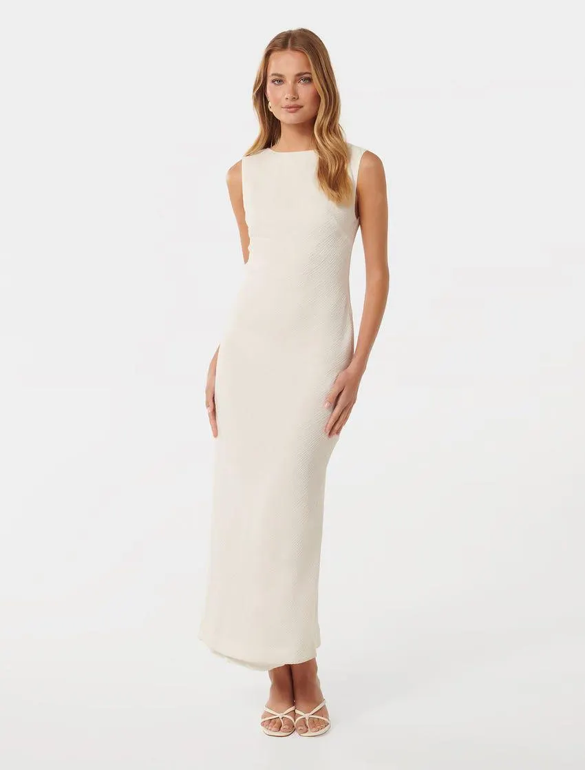 Aliza Column Midi Dress