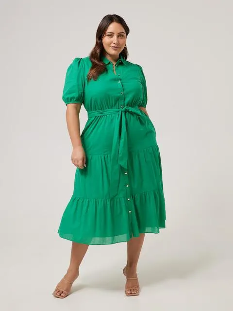 Curve Tilly Poplin Dress