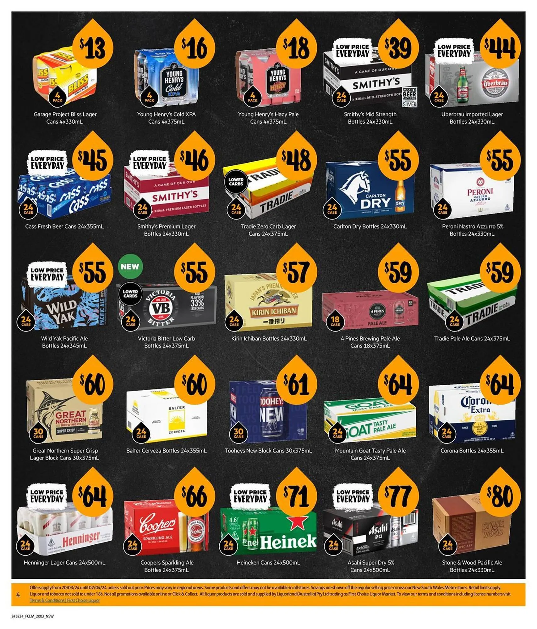 First Choice Liquor catalogue - Catalogue valid from 20 March to 2 April 2024 - page 4