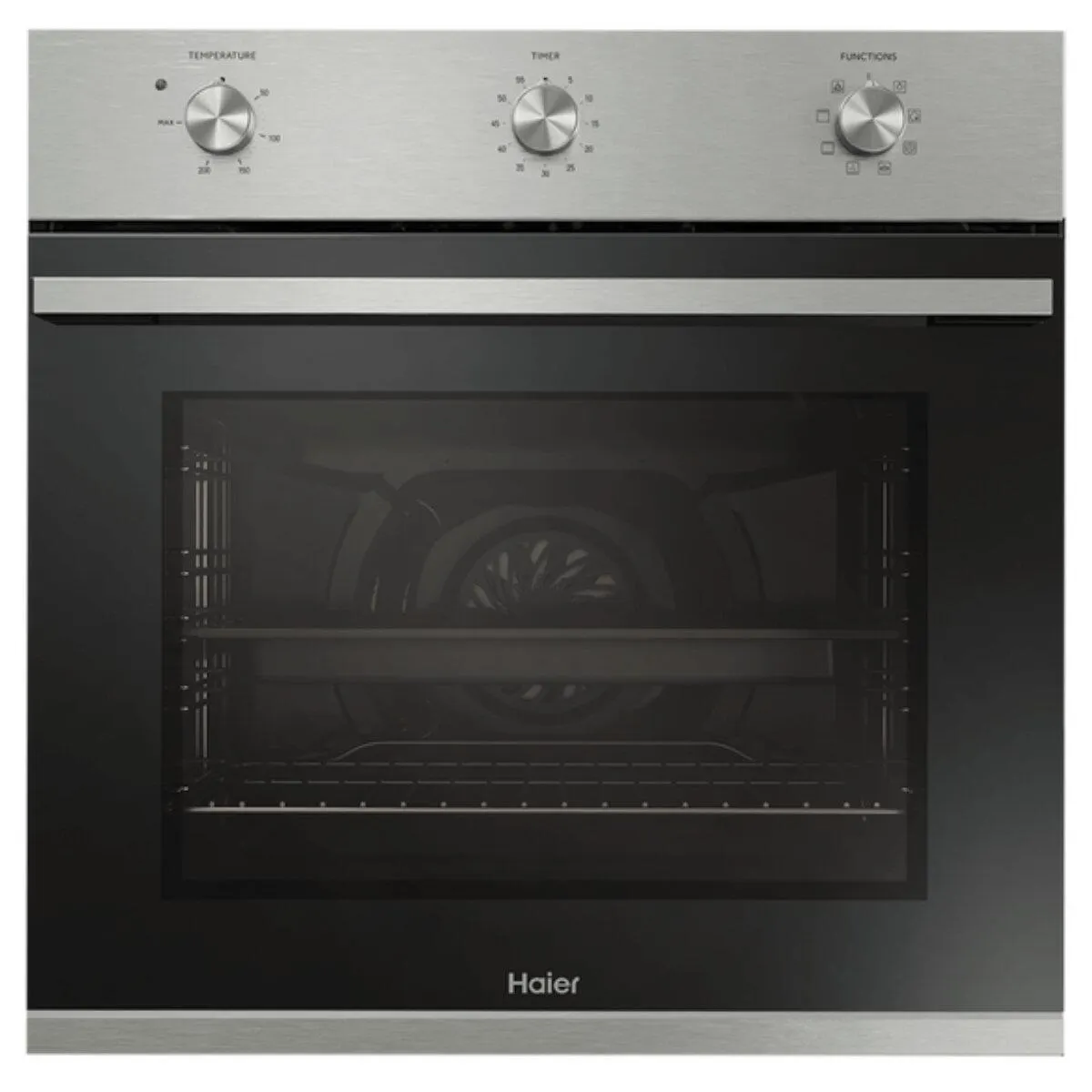 Haier 60cm, 7 Function, Stainless Steel Multi Function Oven HWO60S7MX4