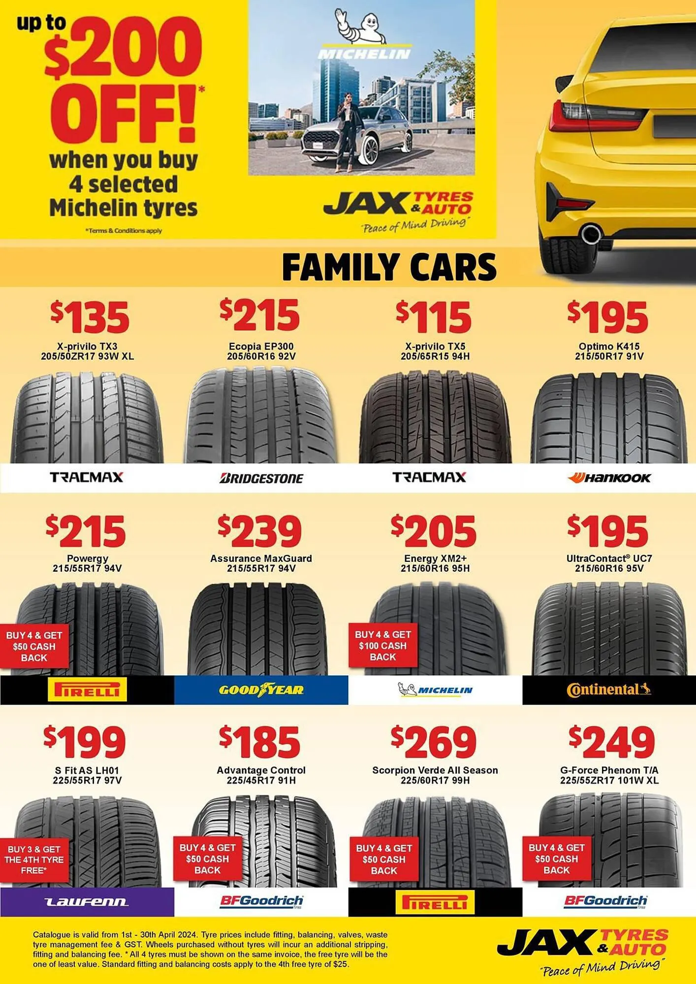 Jax Tyres catalogue - Catalogue valid from 2 April to 30 April 2024 - page 3