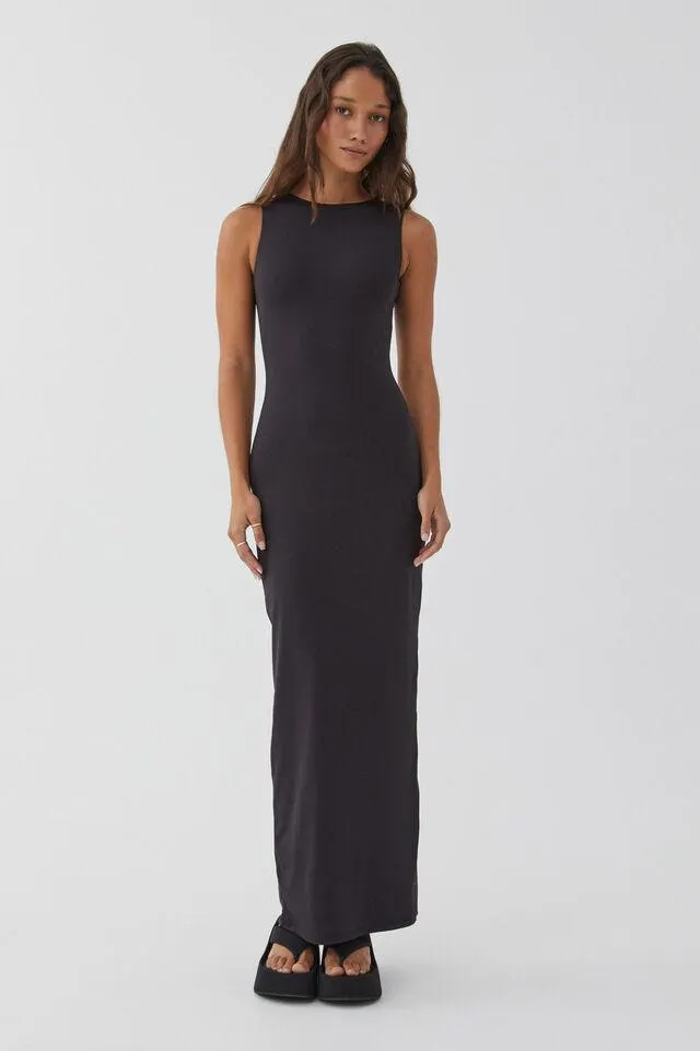 Luxe Open Back Maxi Dress