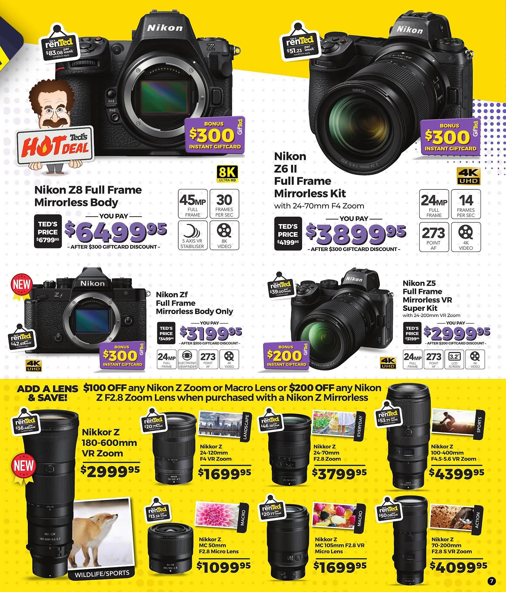 Teds Cameras catalogue - Catalogue valid from 1 April to 30 April 2024 - page 7