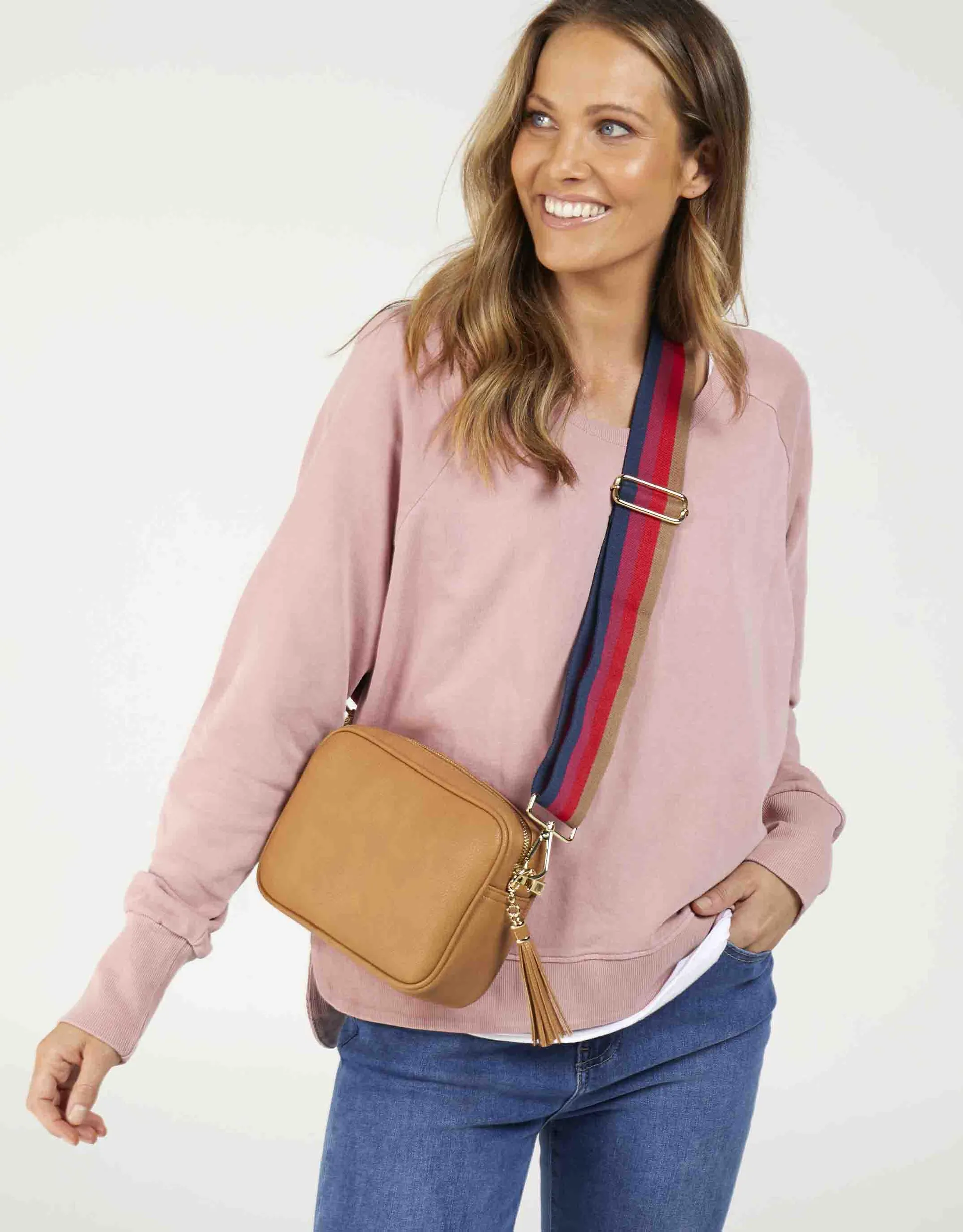 Zoe Crossbody Bag - Tan