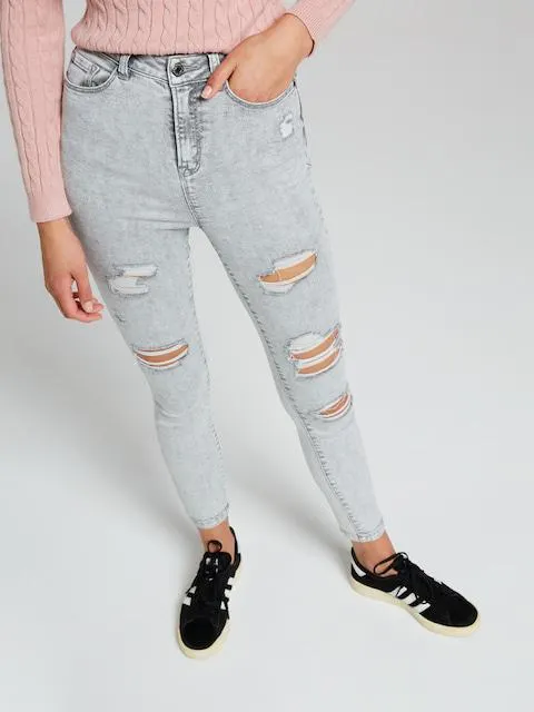 Jessie High Rise Ripped Jean