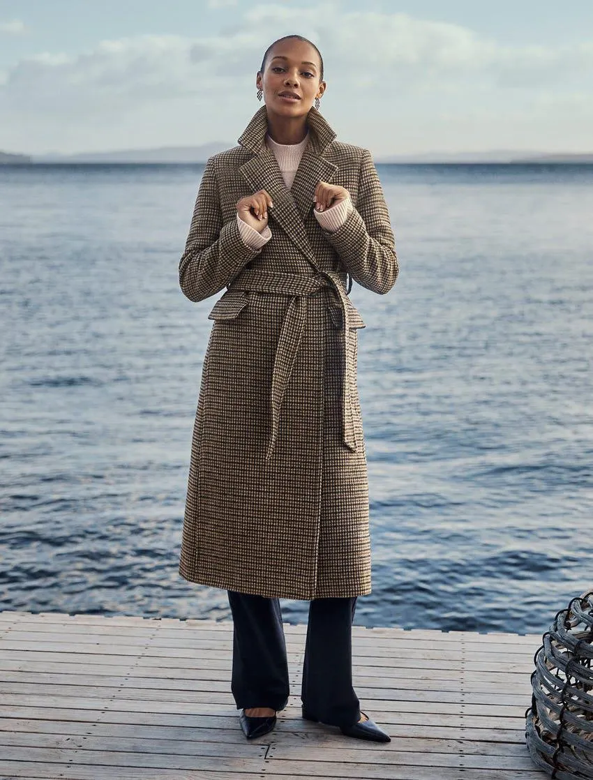 Oscar Check Coat