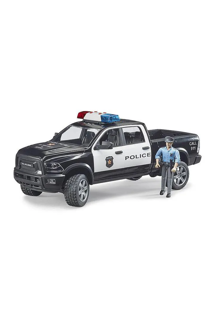 Bruder 1/16 Police Ram 2500 with Policeman Officer
