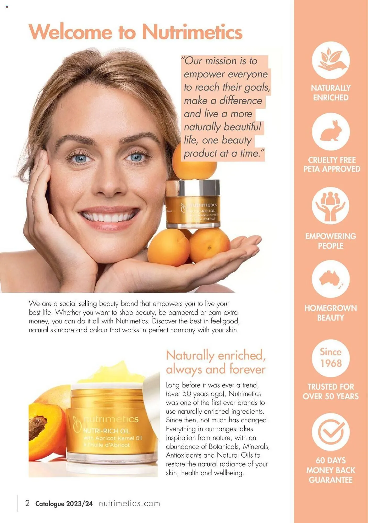 Nutrimetics catalogue - Catalogue valid from 17 July to 29 May 2024 - page 2