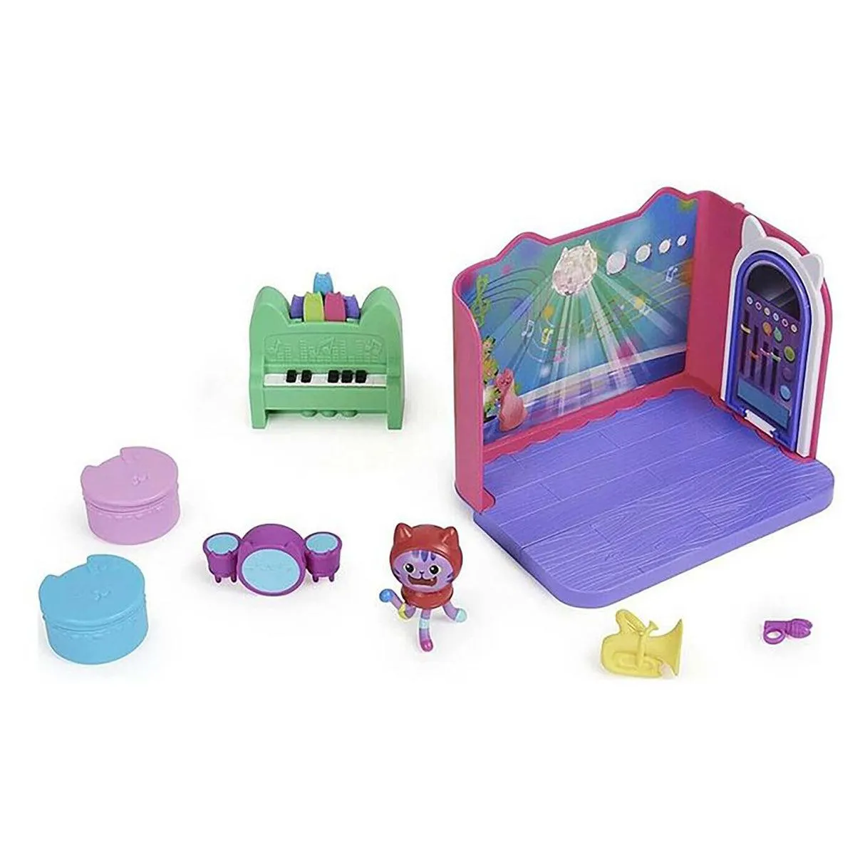 Gabby's Dollhouse Deluxe Room - Daniel James Catnip's Groovy Music Room