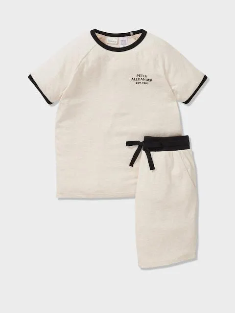 Boys Oatmeal Pj Set