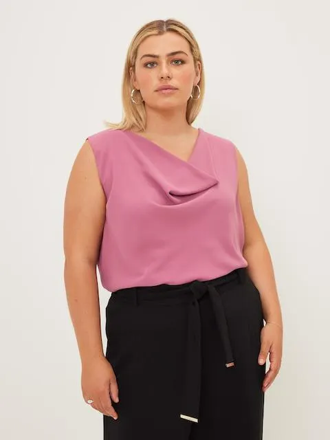Curve Camilla Cowl Neck Top