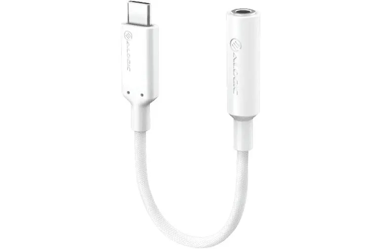 Alogic USB-C-3.5mm Audio Adapter-WH