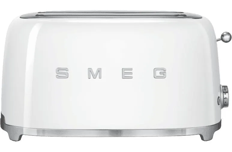 Smeg 50's Style Longslot 4 Slice Toaster White