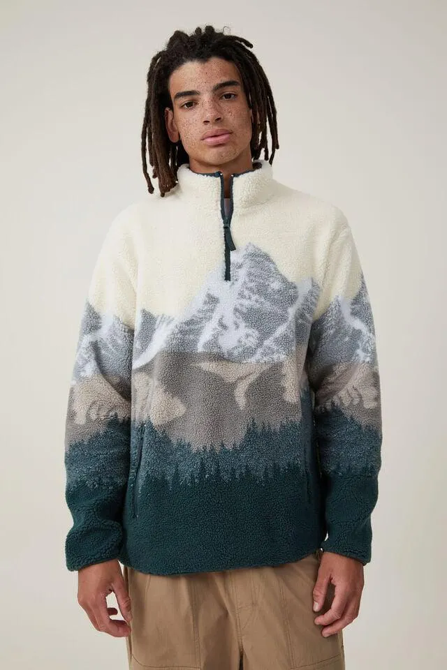 Quarter Zip Teddy Fleece