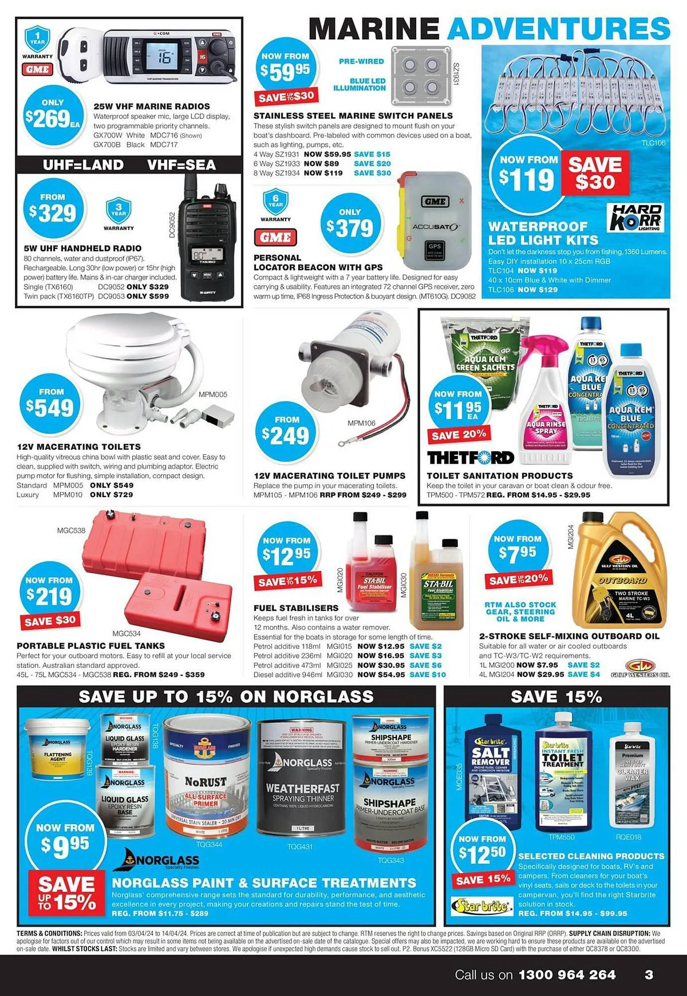 Road Tech Marine catalogue - Catalogue valid from 3 April to 14 April 2024 - page 3