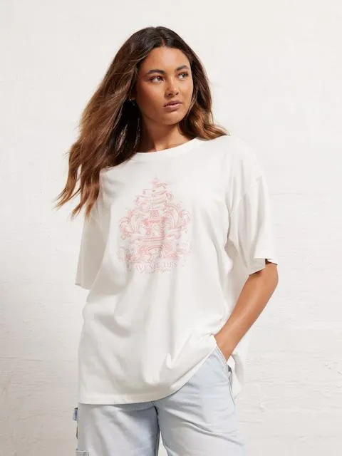 Paris Eiffel Tower Oversized Tee