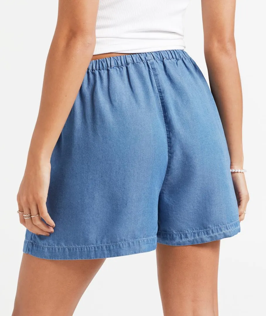 TESSA POINTELLE STRIPE SKIRT