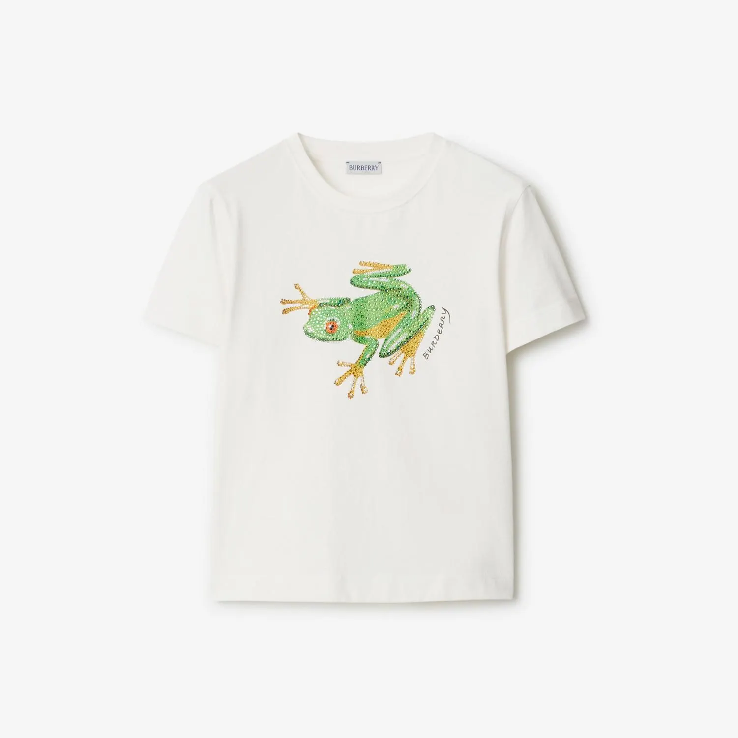 Boxy Crystal Frog Cotton T-shirt