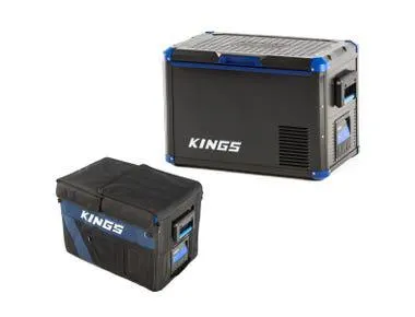 Kings 45L Stayzcool Fridge Freezer + Fridge Cover