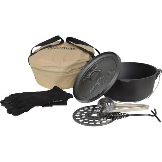 All 4 Adventure 7.5QT Cast Iron 6pc Set