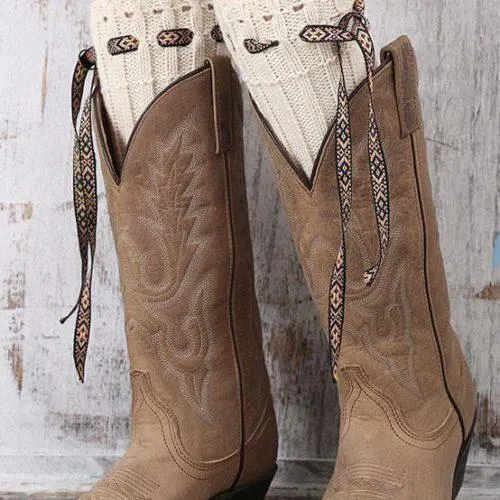 Knitted Knitted Boot Cuffs