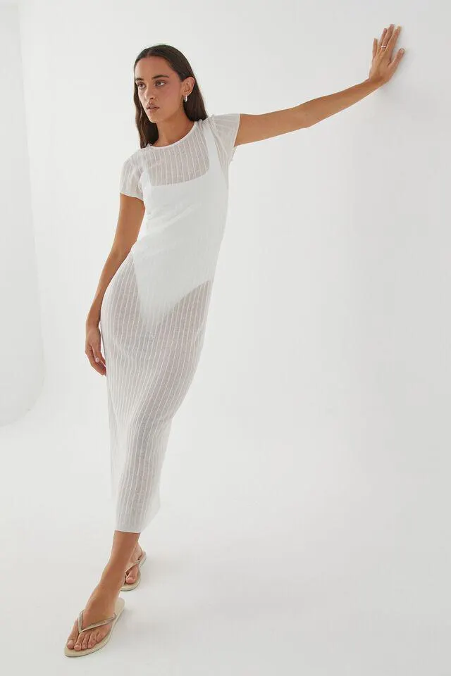 Harlow Sheer Knit Dress