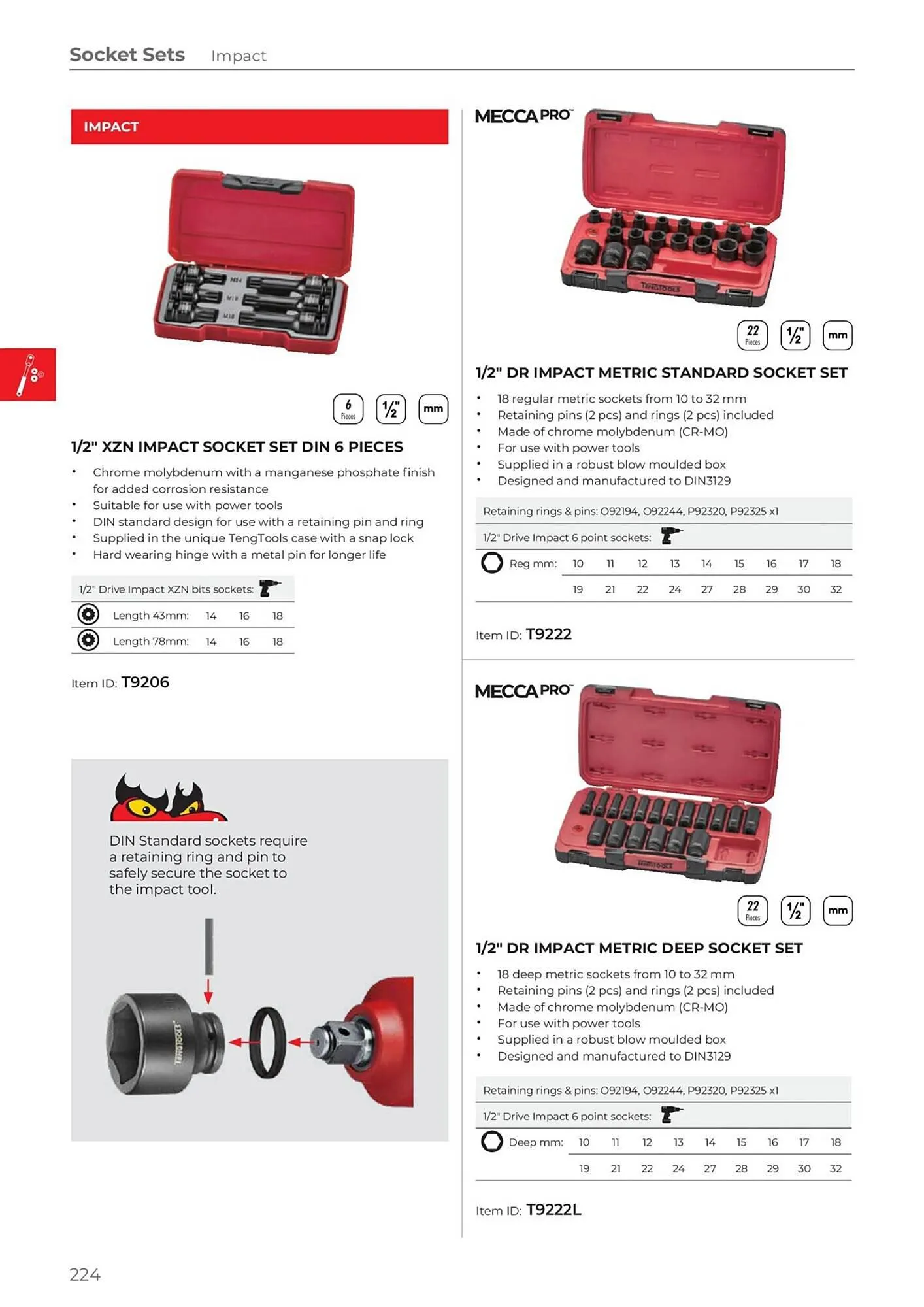 Teng Tools catalogue - Catalogue valid from 24 April to 31 December 2024 - page 225