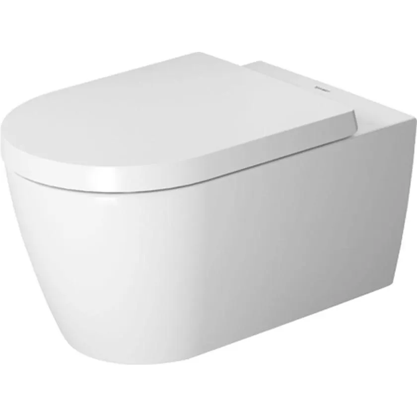 Duravit D42529260P ME By Starck Wall Hung Matte Satin White Toilet - Back Entry / P Trap