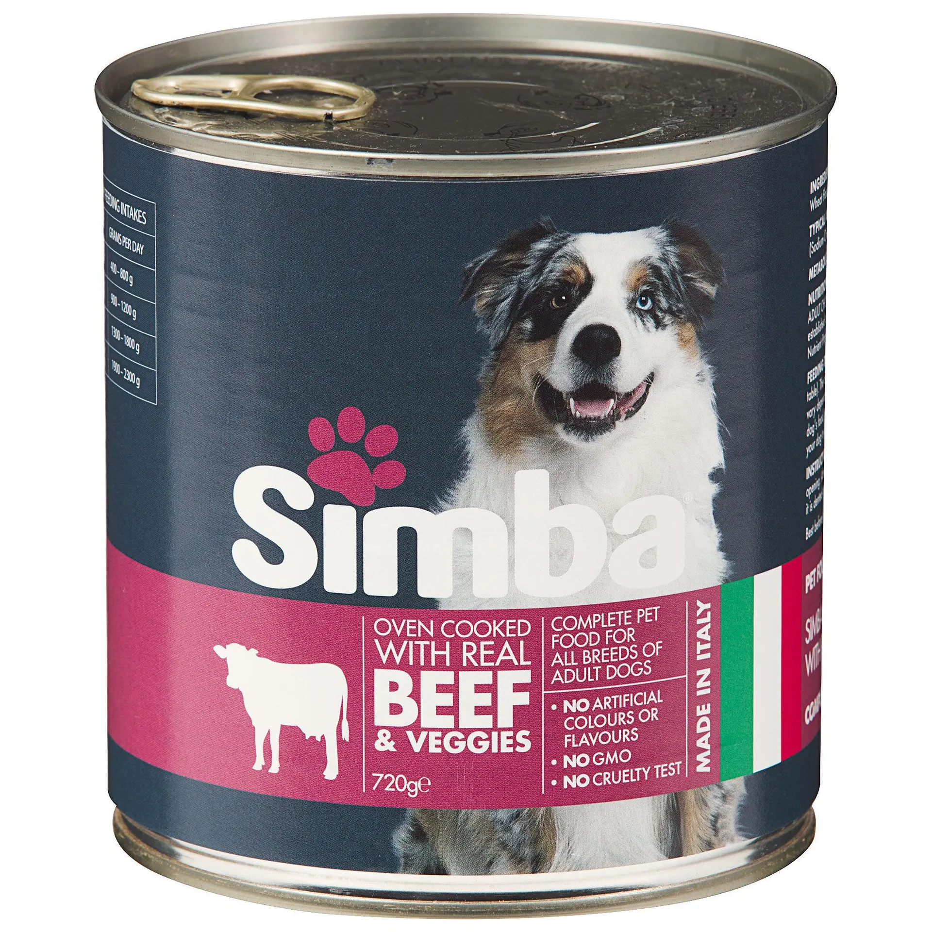 Simba Dog Food Beef & Vegetables 720g